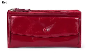 

XIYUAN New Rfid Credit Card Holder Women Wallet Genuine Leather purse Ladies Clutch Bag Long Female Wallet Casual Coin pocket