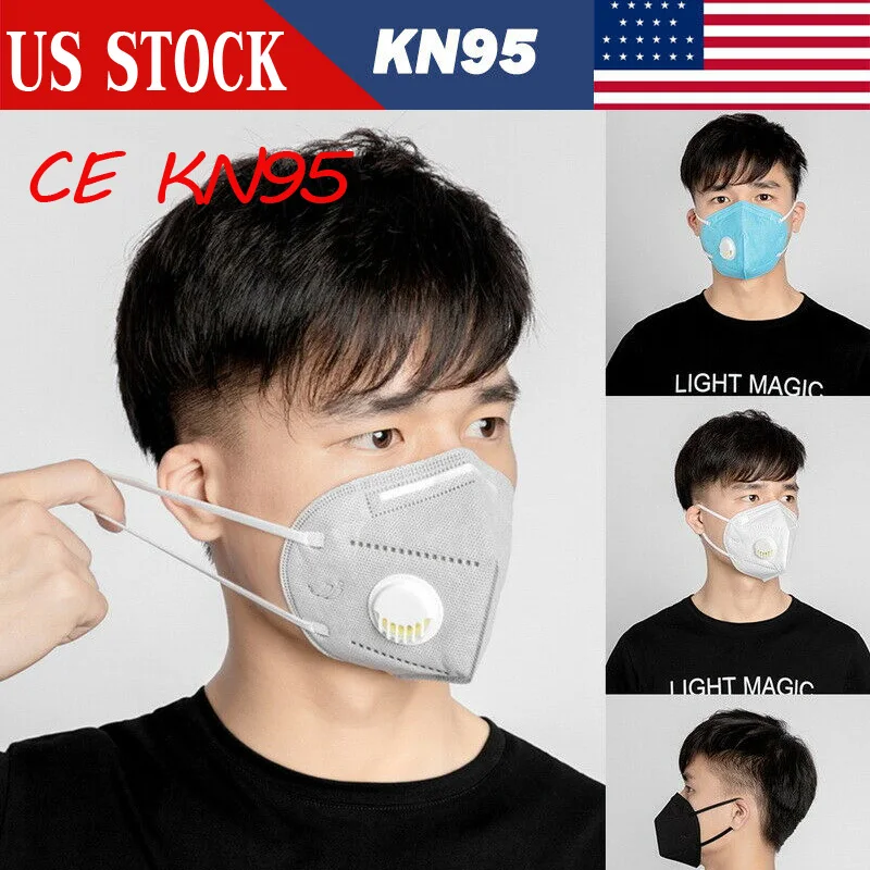 

10/20/50Pcs Prevent Flu KN95 Face Mask N95 Respirator Mask Dust Formalde Hyde Bad Smell Bacteria Proof Face Mouth Mask Dropship