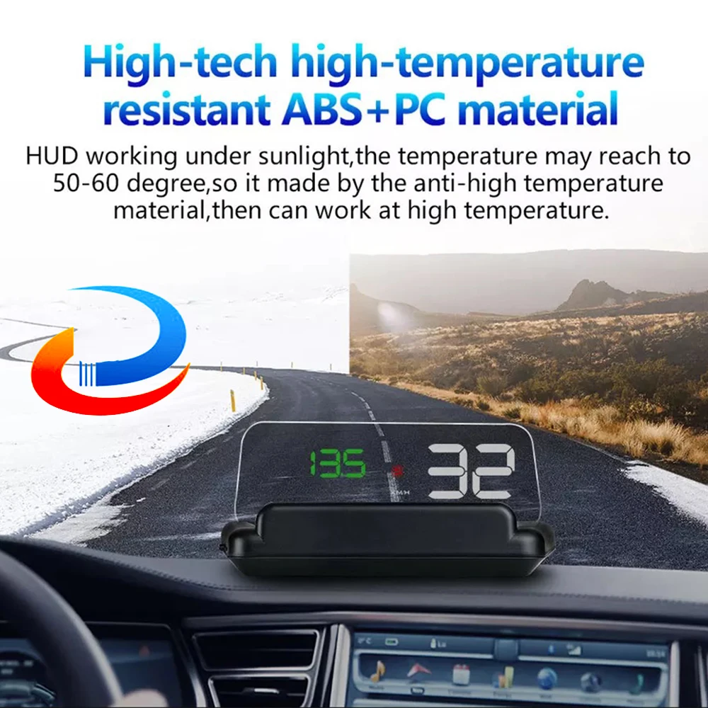 Head Up Display HUD T900 GPS OBD OBD2 Car Projector Digital Speedometer Speed Security Alarm PK C100 |