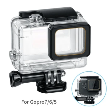 

Transparent Protective Shell Gopro Hero6 Waterproof Gopro5 Sport Camera Waterproof Case Transparent Shell Diving Protection Case