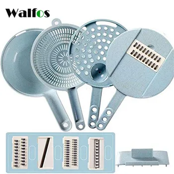 

Multifunctio Slicer Vegetable Slicer Potato Peeler Carrot Onion Grater with Strainer Vegetable Cutter 8 in 1 Kitchen Accessories