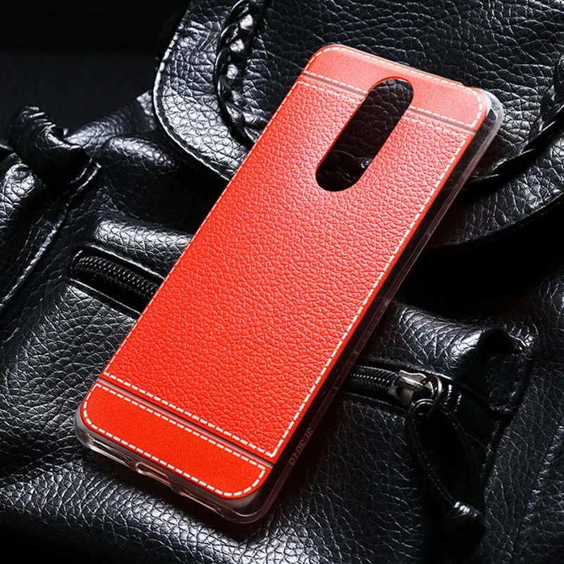 Red 003 ТПУ кожаный чехол s для Alactel 1S 1X 1C 3 3C 3V 3X2019 чехол Мягкие силиконовые чехлы для Alcatel Работает с любым оператором, A7 XL A3 плюс 5026 5014D 5003D 5033 - Цвет: Red 003