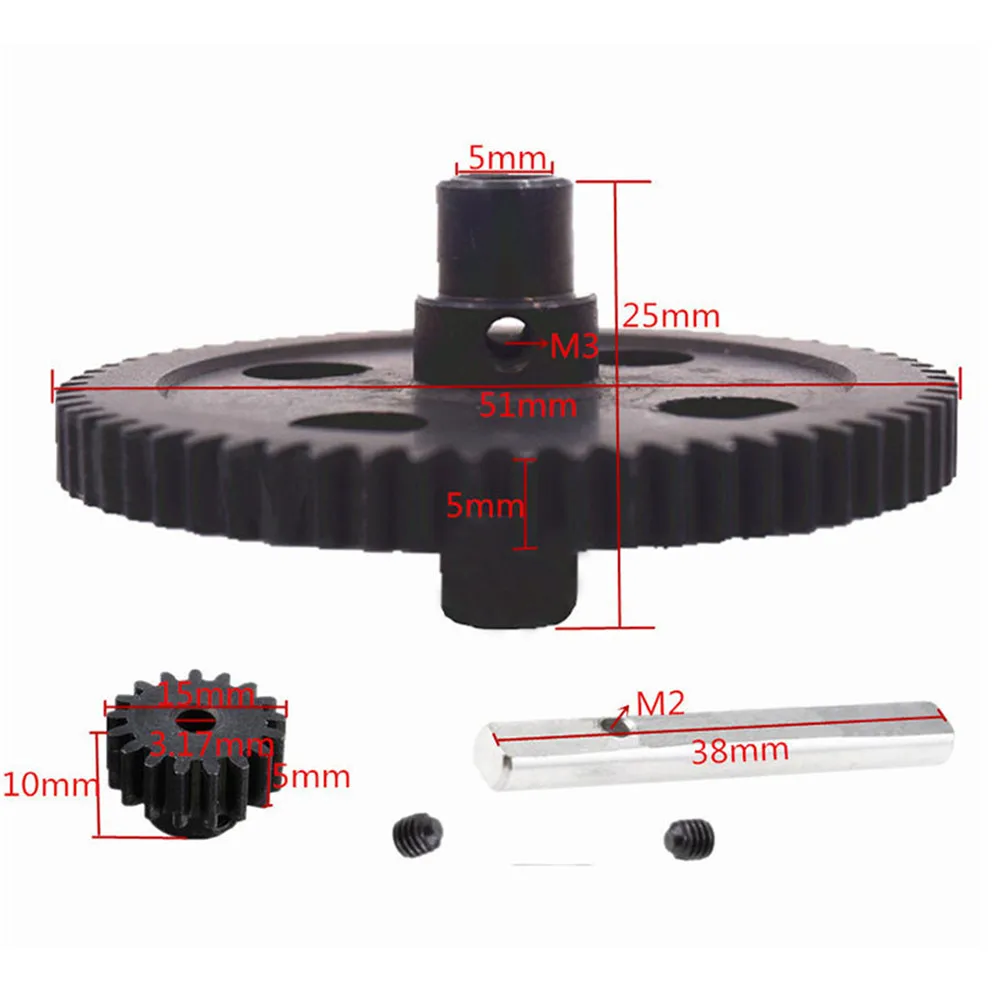 Upgrade Part Spare Part Metal Gear Motor Pinion Gears Center 0015