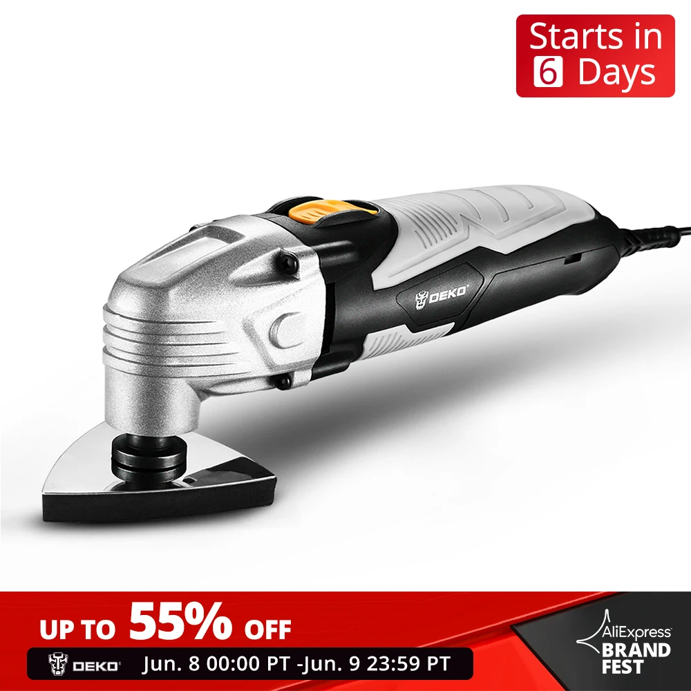 DEKO Новый 220 В DKOM40LD1/2 Электрический многофункциональный Осциллирующий Инструмент электрический триммер пила с переменной скоростью с аксессуарами|Осциллирующие мультиинструменты|   | АлиЭкспресс