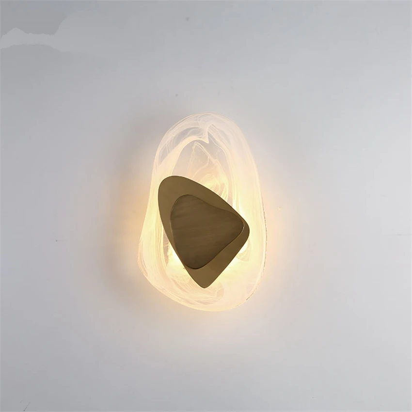 

Nordic Bedroom Luxury Cloud Stone Wall Lamps Modern Living Room Sconces Wall Lights Aisle Luminaires Study Room Deco Fixtures