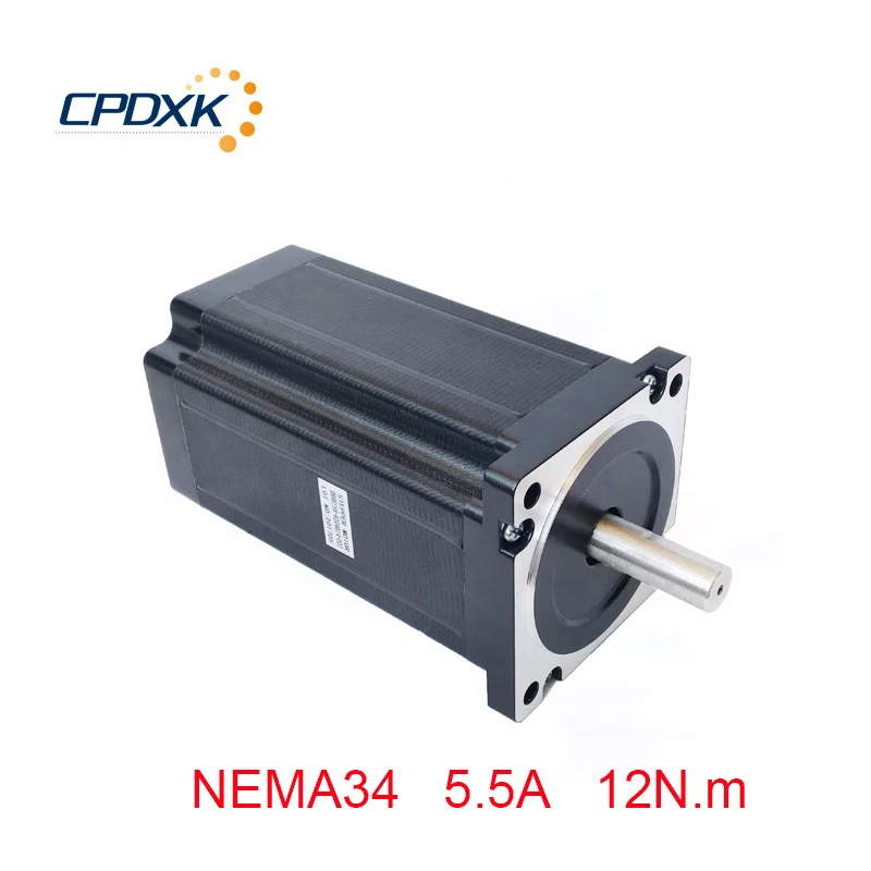 

Stepper motor NEMA34 156mm 5.5A 12N.m 86HS156-5504A14-B35 for CNC router engraving machine