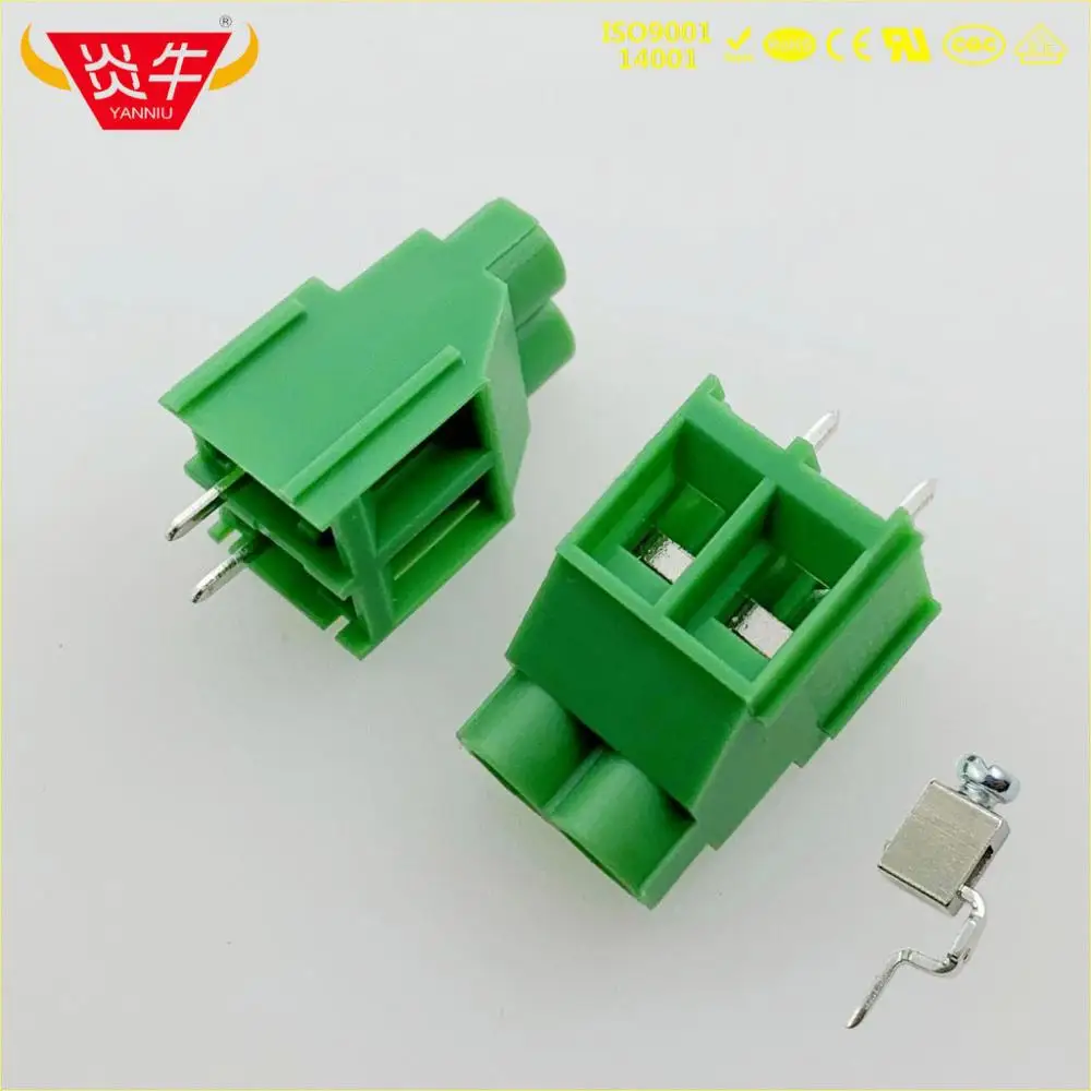 KF635 6,35 Американская классификация проводов 2р 3P PCB Универсальный Винтовые клеммы DG636 6,35 мм 2PIN 3PIN SPT 5/2-6,35-1714955 PHOENIX CONTACT DEGSON KEFA