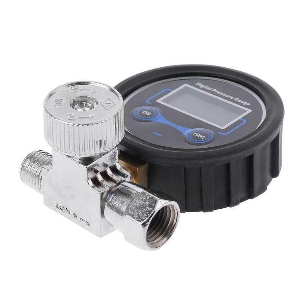 

Control Digital Display 200PSI Easy Install Mini Pneumatic Hardware Portable Air Pressure Regulator Tool Sprayer With Gauge