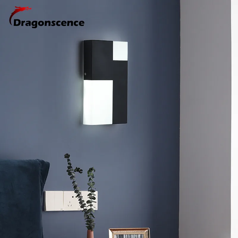 

Dragonscence Modern Led Wall Light For Home Living Room Bedside Room Bedroom Lustres New Creative Led Sconce Wall Lamp