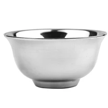 Useful Durable Stainless Steel Barber Men's Shaving Traditional Mug Cup Bowl For Soap Cream