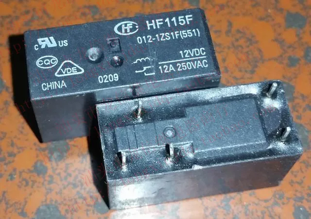 HF115F/JQX-115F 012-1ZS1F(551)/1Z1A(335) 115F-1C-5P-12V