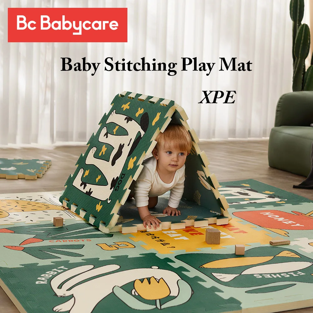 

Водонепроницаемый Многофункциональный игровой коврик для детей BC Babycare XPE, коврик для ползания, напольный игровой коврик, обучающие игрушки