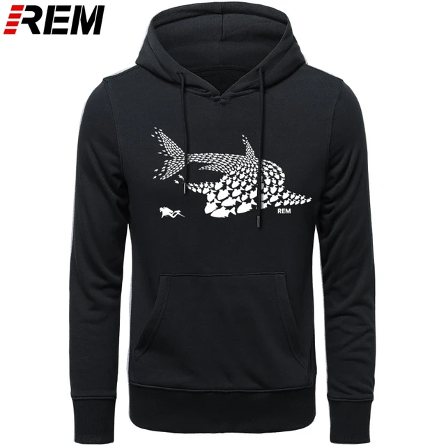 REM Hoodies Diving Fish Shark Diver diver tank mask funny Birthday Gift Cool Casual pride men Unisex Hoodies, Sweatshirts 5