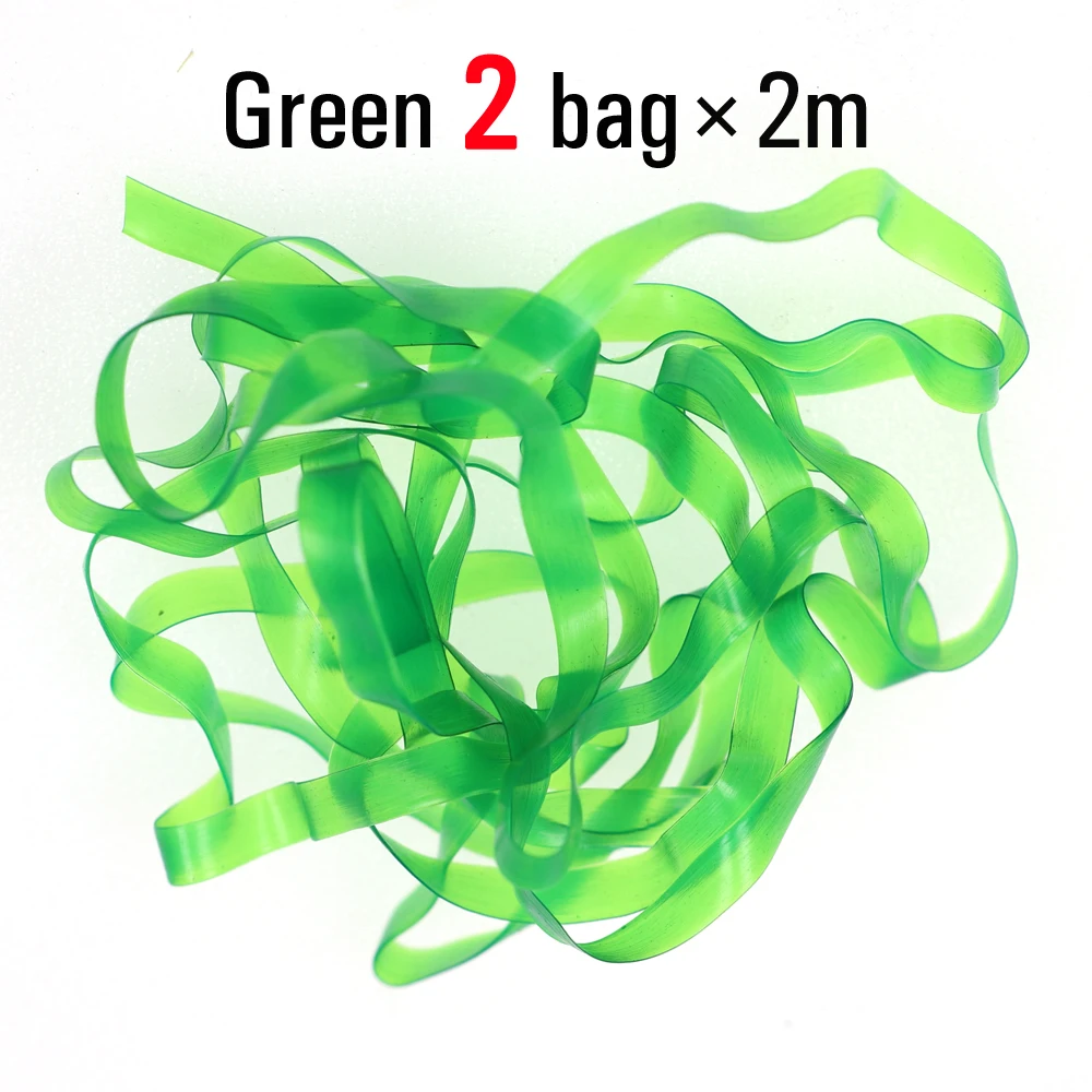 ICERIO 2 сумка* 2 м Nymph кожа растягивающийся мухобойка материал для Stonefly Стрекоза Nymph тонкая кожа - Цвет: 2bag  Green