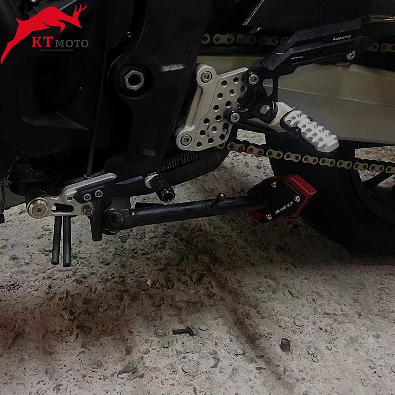 Для TRANSALP 600 650 XLV 700 TRANSAL CNC алюминиевая подставка для ног боковая удлинитель