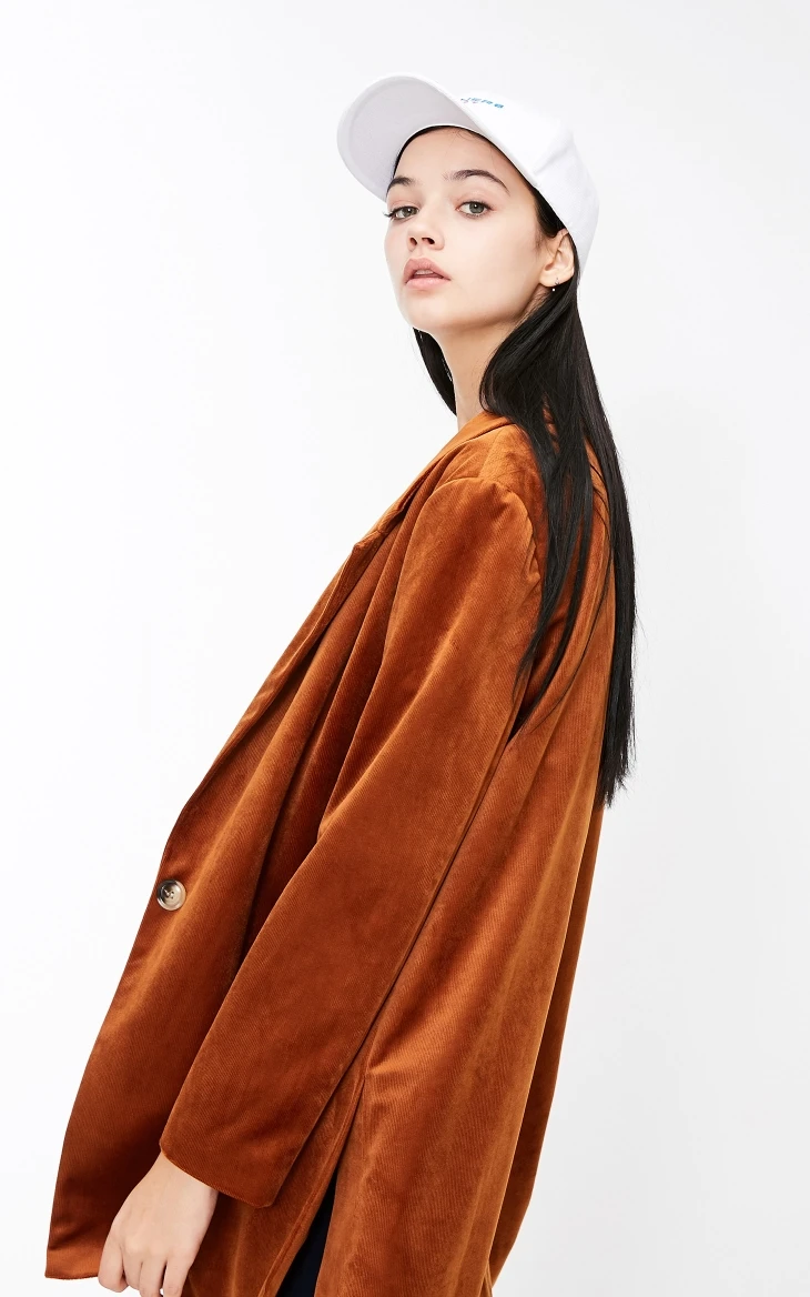 Vero Moda OL стиль свободный крой с длинными рукавами лацкан Блейзер | 318408504