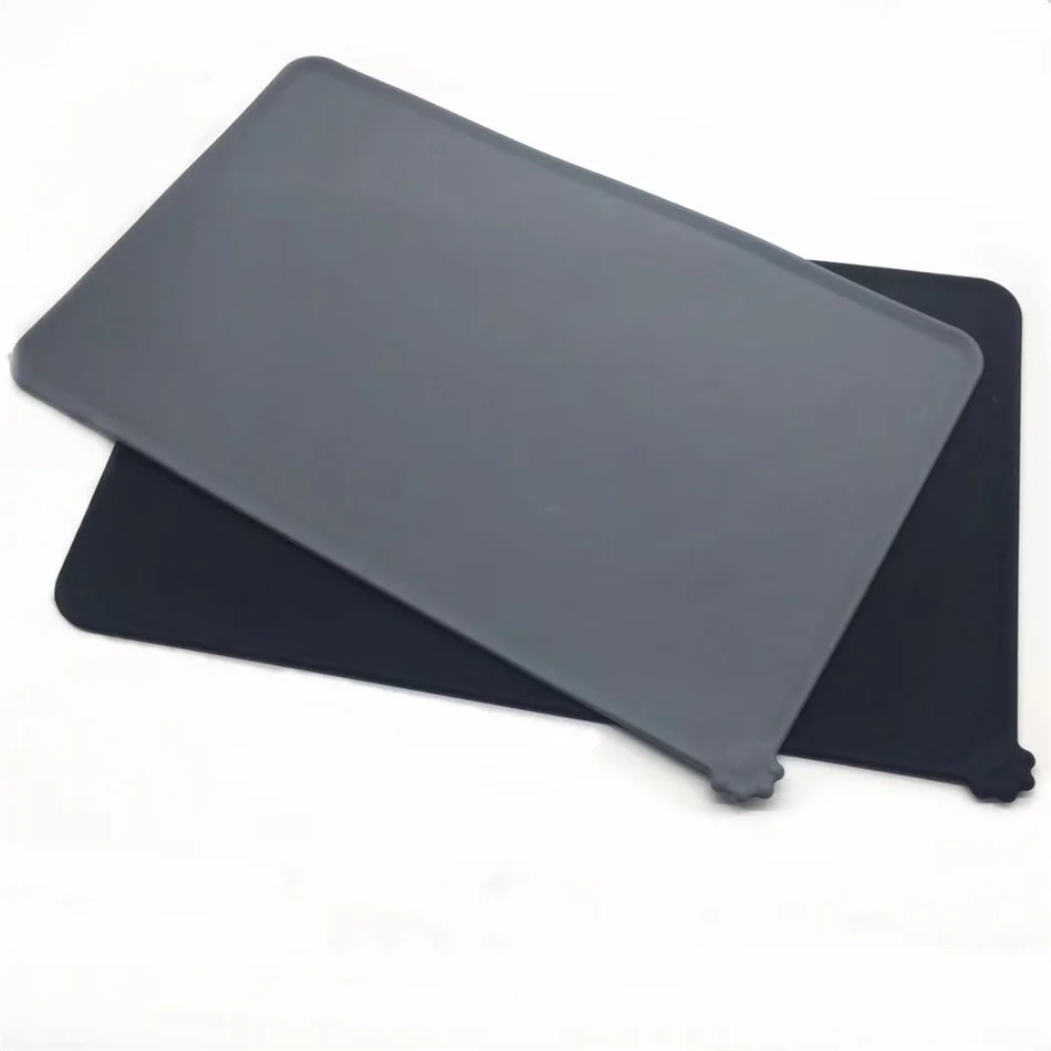 Silicone Pet Dog Cat Bowl Mat Pad Waterproof Feeding Food Drinking Water Mats Tray Placemat Mattress For Small Medium Large Dogs