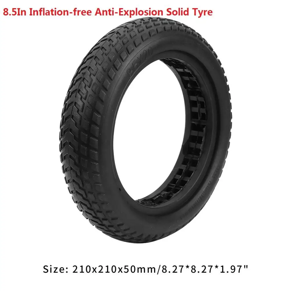 M365 электрический скутер утолщенные противоскользящие 8,5 дюймов бескамерные покрышки непневматические скейтборд литые диски шины - Цвет: 5