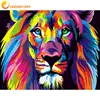 Frameless Colorful Lion Animals Abstract Painting Diy Digital Painting By Numbers Modern Wall Art Picture For Home Wall Artwork ► Photo 1/6