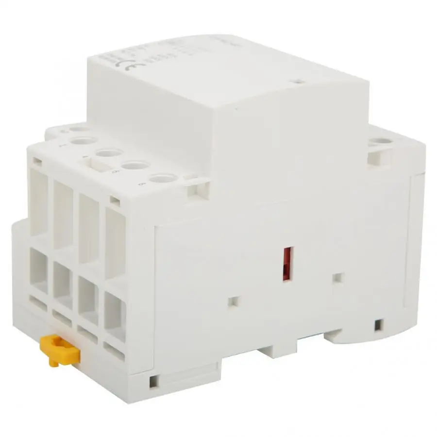 4P контактор переменного тока 63A 220V 50Hz Мини AC контактор для дома 4NO 2NO 2NC c креплением на рейке DIN бытовой
