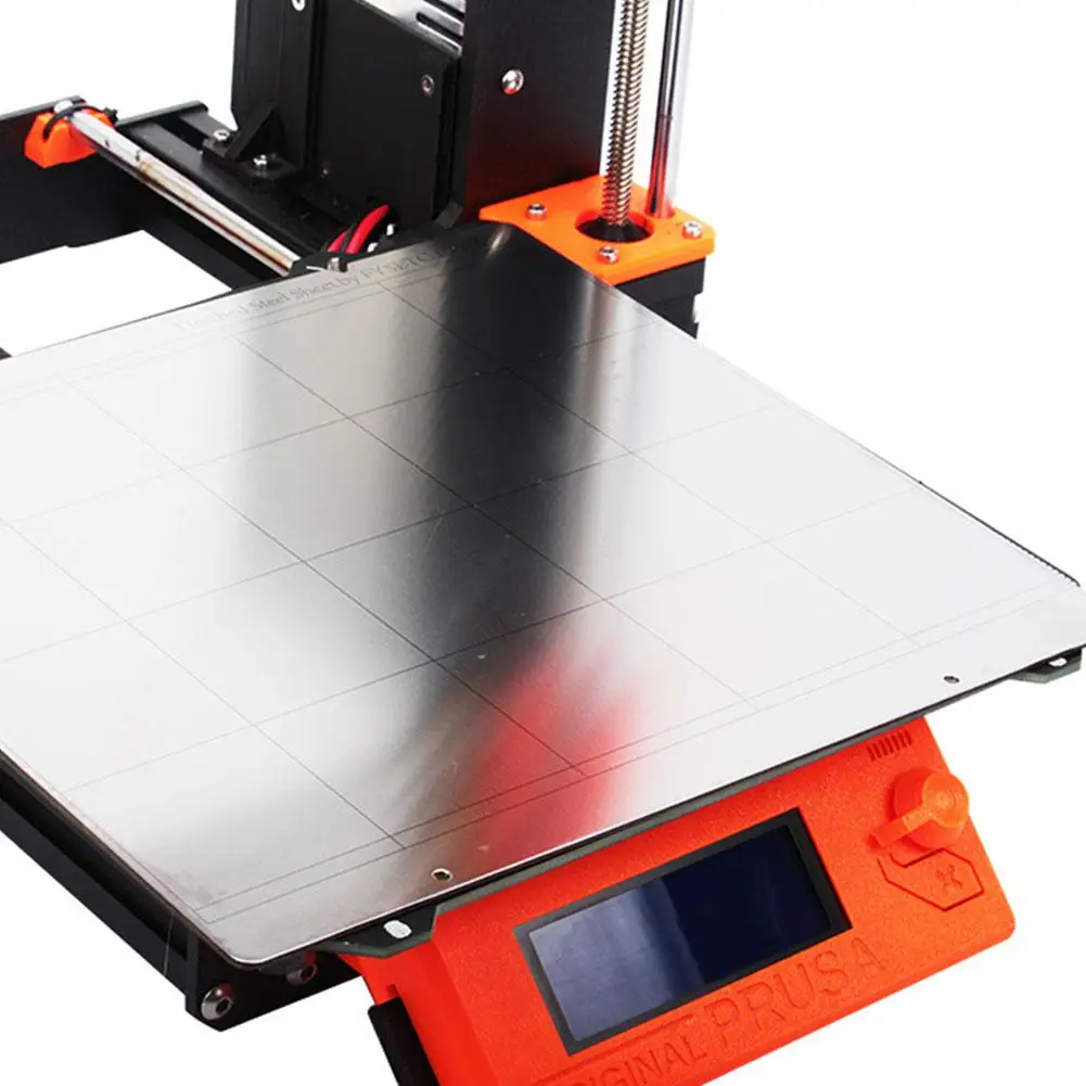 Стальной лист Тепловая кровать платформа 3d принтер печать Buildplate для Prusa I3 Mk3 Mk2.5