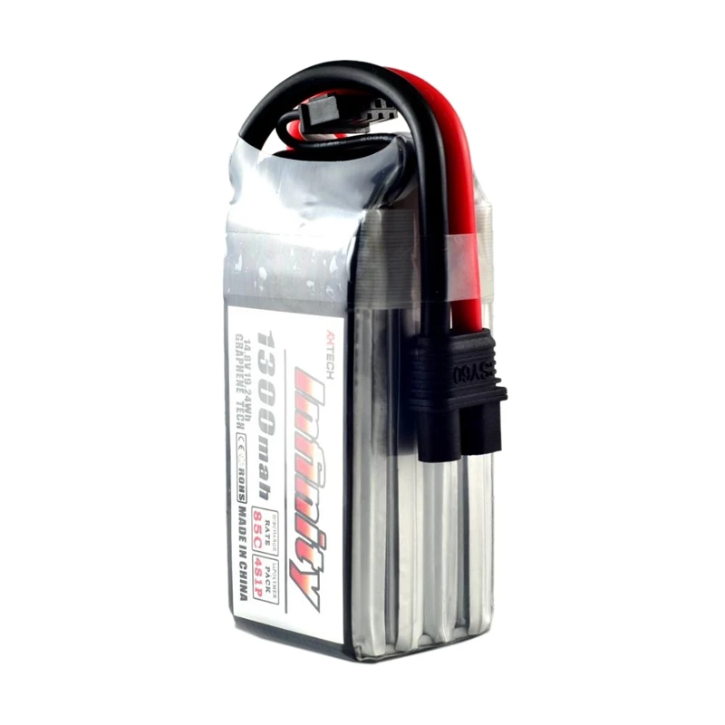 FFYY-AHTECH аккумулятор Infinity 4S 14,8 V 1300MAh 85C Graphene LiPo XT60 SY60 с поддержкой 15C повышающее зарядное устройство
