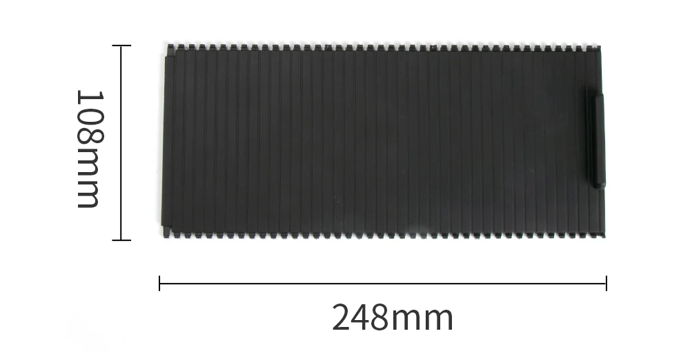 Für VOLVO C30 S40 C70 2007-2012 Auto Innenraum Mittelkonsole Getränkehalter Rolladenabdeckung Zierleiste 9123545 Ersatzteil – Detail 1