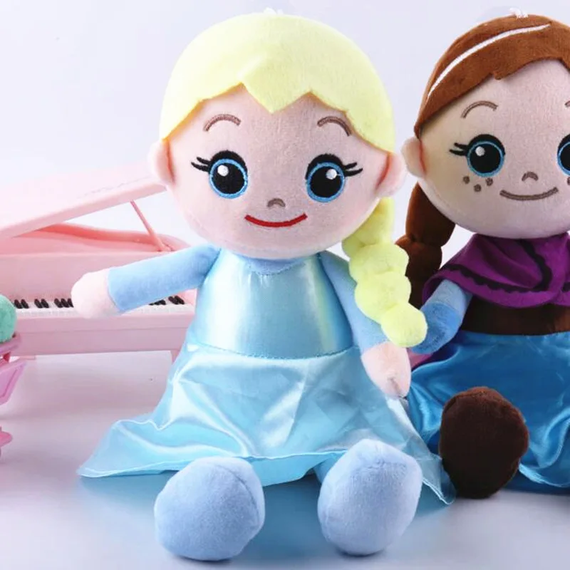 Disney 1 pc/4 шт. 20 см снега и льда странная судьба Корона Анны и Эльзы из мультфильма «Холодное сердце» «снежное сокровище» фильм же плюшевая кукла, игрушка захвата подарки для девочек
