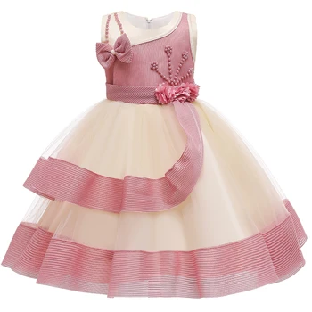 

New Year Costume Dress Girl Kids Dresses For Girl Children's Clothes Wedding Party Dress Elegant Evening Princess Dress L5182