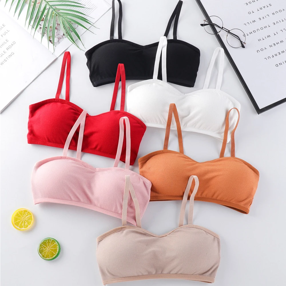 Женский Модный жакет укороченный топ с резьбой Camisole мягкая майка для фитнеса нижнее белье однотонный спортивный бюстгальтер-Топ 6 цветов