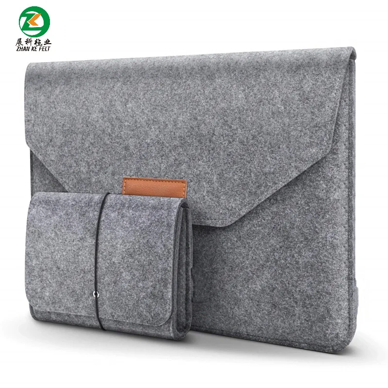 

Customizable Felt Computer Bag Tablet IPAD Protective Casing 12-15 Inches Felt Computer Bag