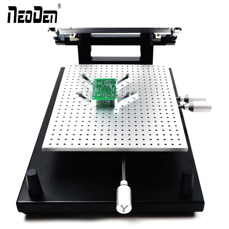 Neoden new SMT Prototype manual stencil solder printer FP2636 frameless stencil