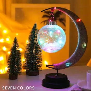 

LED moon wishing ball shape Color night light table lamp Home Decoration Perfect gift Night light Earth 3D printing Moon light