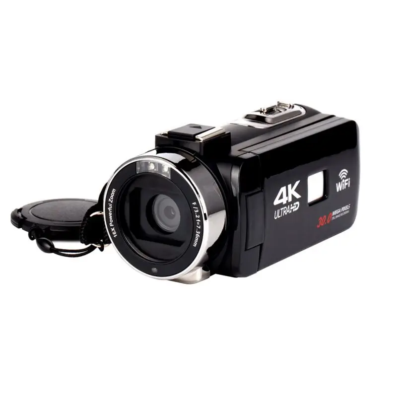 4K HD Цифровая видеокамера профессиональная портативная DV функция ночной съемки VE-HDV4K одним микрофоном