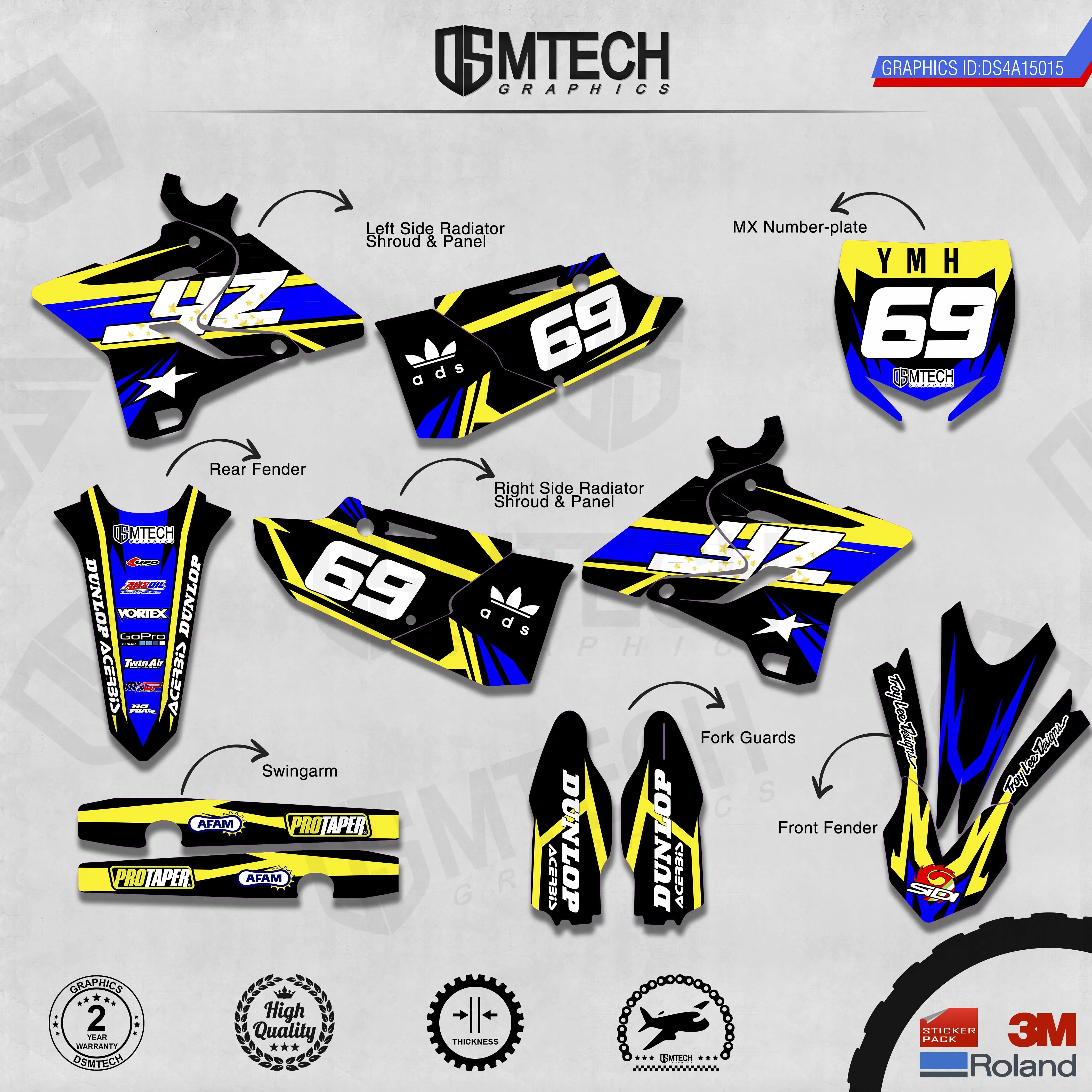    ׷  Į 3M   ƼĿ YZ125-250  Ʈũ 2002-2014 003