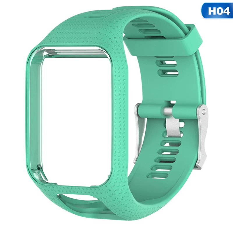 Ремешок для часов TOMTOM Runner 2 3 Spark/3 Glfer 2 Adventurer gps Watch 11 цветов Сменные Ремешки для наручных часов - Цвет: CEA6075H04