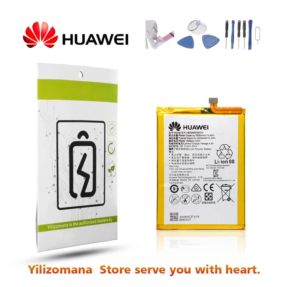 Батарея для huawei HB396693ECW 3900 ма-ч для huawei Коврики 8 NXT-AL10 NXT-TL00 NXT-CL00 NXT-DL00 Замена телефон Батарея