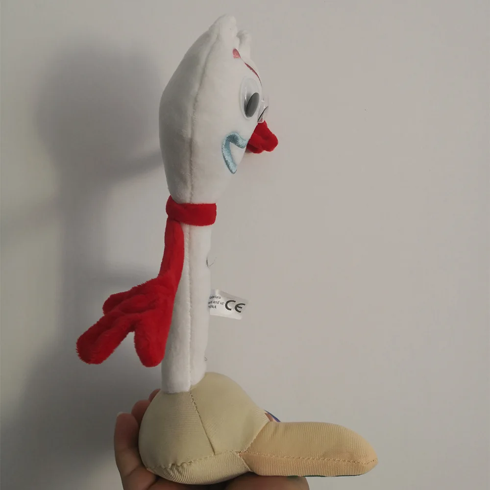 Фильм 27 см Forky Toy Story 4 Плюшевые игрушки Мягкая кукла стоячая позирующая Детская подарок на день рождения