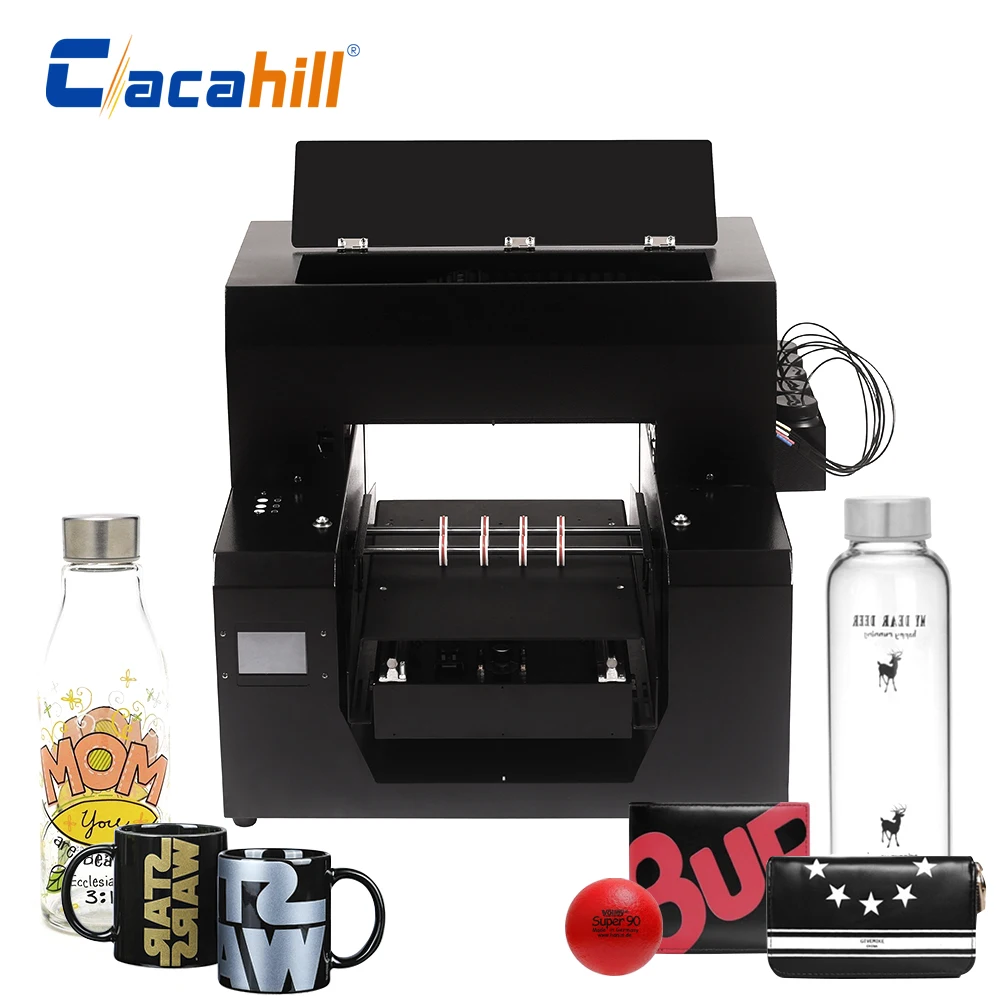 

Large format A3 UV printer customized printing for bottle/cup/mobile phone case 3D embossing multi-color printing