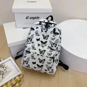 

Milk Cute Animal Prints Women's Backpack Canvas Travel Mochila Women School Bag for Teenage Girls Fashion Backpack Wholesale