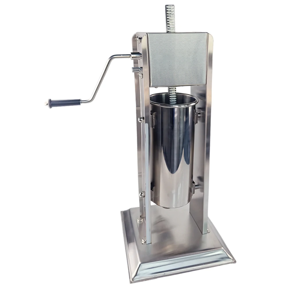 

Commercial Sausage Filler Vertical Manual Meat Stuffer Sausage Machine Kitchen Appliance