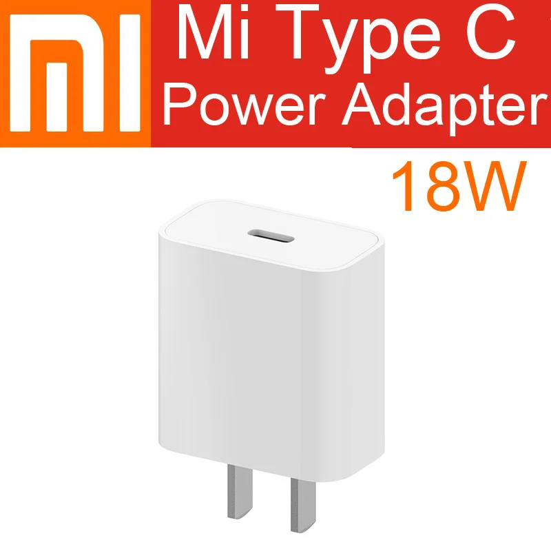 XIAOMI Mi Type C Charger 18W Quick Charge 3.0 US Plug Wall USB Power