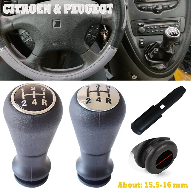 Pommeau de levier de vitesse en cuir pour voiture, couvercle de levier de  vitesse, tête, accessoires pour Cristaux en Saxo, Xsara, Xtalk a, C2, C3  Pluriel, C3 Picasso, C4, C4 - AliExpress