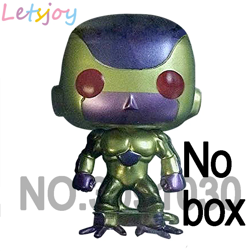 34 no box Официальный Золотой Красный глаз Frieza broly 15 см поп dragon ball Vegetto son guko GOHAN letsjoy Vegeta фигурка милая кукла - Цвет: 34 no box