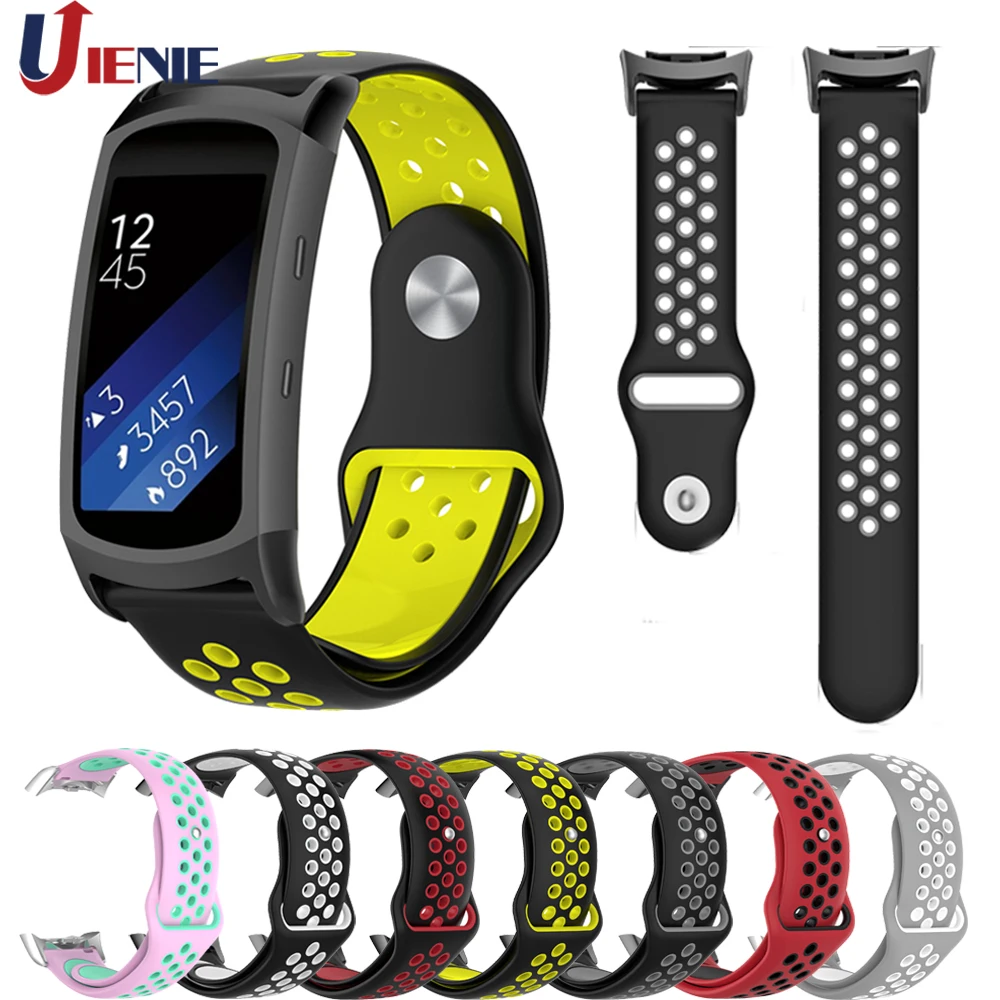 

Silicone Band for Samsung Gear Fit2 SM-R360/R350 Gear Fit2 PRO Strap Smart Watch Bracelet Sport Replacement Watchband Correa