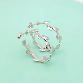 

Ms S925 pure silver earring branches rose gold, , Sterling silver，gold earrings euramerican popularity woman holiday gifts