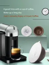  Reusable Coffee Capsule For Vertuo Next ENV150 Vertuoline Plus Refillable Pods Good Grade PP 