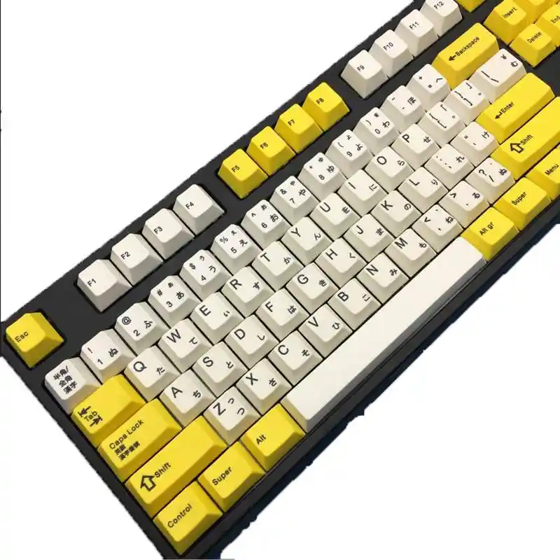 123 Key Keycap Serka Thermal Sublimation Pbt Large Set Cherry Mx Switch Pbt Japanese Keycap For Mechanical Gaming Keyboard Keyboards Aliexpress