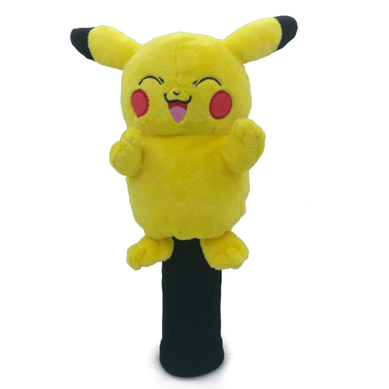 pikachu Поглощая Гольф животного головных уборов Гольф крышка протектор подходит до проход древесина Для мужчин леди талисман Новинка милый подарок - Цвет: pikachu
