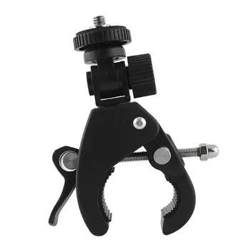 

Bicycle Camera Handlebar Mount 1/4 Screw Clamp Plastic Bracket Tripod For Camera DV Xiaomi Gopro Hero 4 3 3+ 2 1 Black Accessory